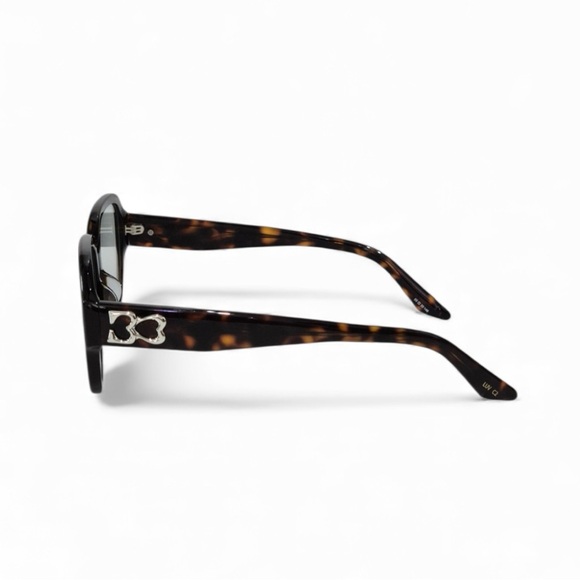 ??PUBLIC BEACON Transparent Lenses Blue-Gray Tint Tortoise Acetate Frame UNISEX main image 6